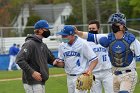 Baseball vs CGA  Wheaton College Baseball vs Coast Guard Academy during game two of the NEWMAC semi-finals playoffs. - (Photo by Keith Nordstrom) : Wheaton, baseball, NEWMAC